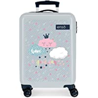 Los mejores  - Enso Good Day Maleta de cabina Multicolor 37x55x20 cms Rígida ABS Cierre combinación 34L 2-6Kgs 4 Ruedas Dobles Equipaje…